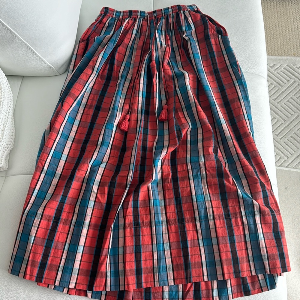 NWOT Lulaland Girls’ Plaid Maxi Skirt